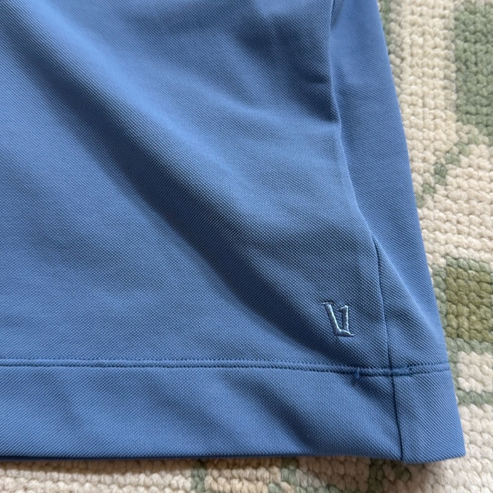 Vuori Blue Sleeveless Polo Tank - Picture 2 of 8